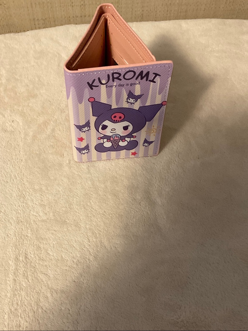 Kids Pink & Purple Card Holder Wallet